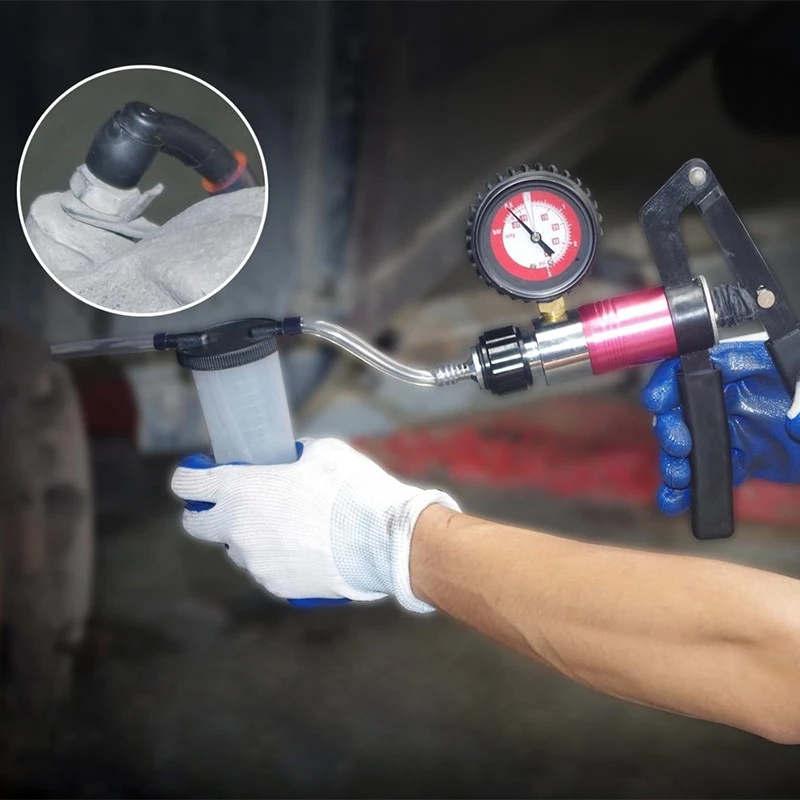 Hand Held Vacuum Pump Brake Bleeder-5